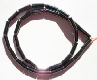 16 inch strand of 4x13mm Hematite Tube Beads
